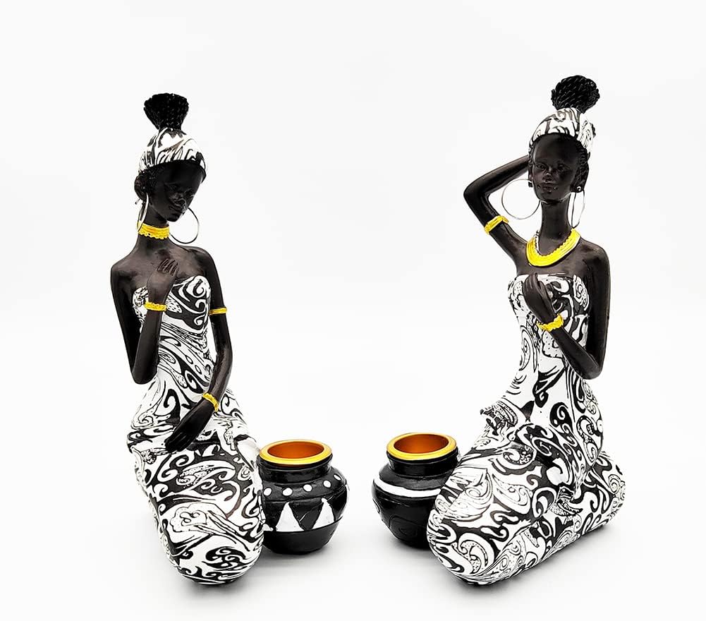 Tribal African Women Sculpture Home Decor Figurines