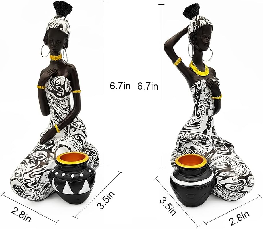 Tribal African Women Sculpture Home Decor Figurines