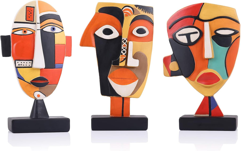 Tribal African Resin Sculpture Home Decor Figurines