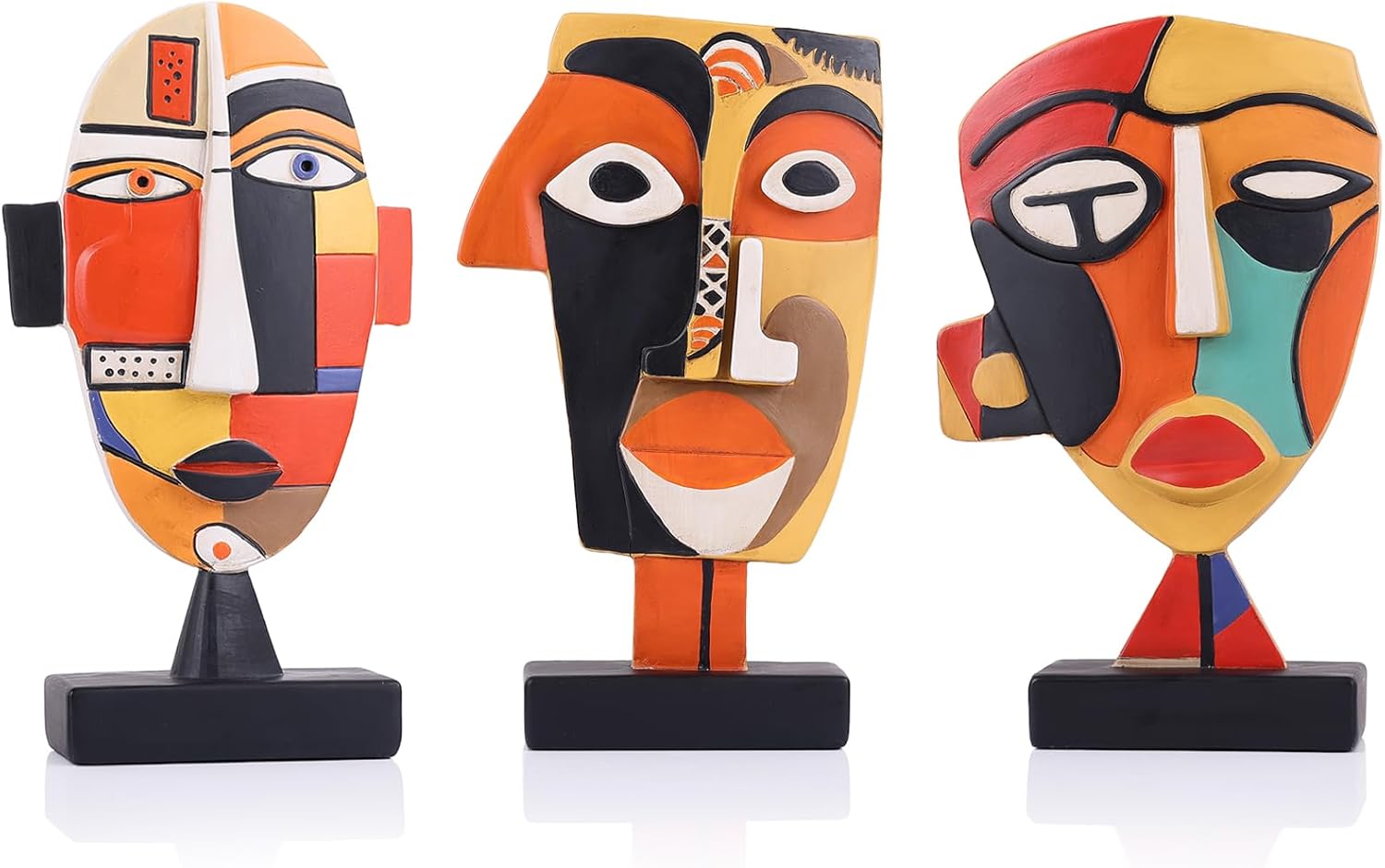 Tribal African Resin Sculpture Home Decor Figurines