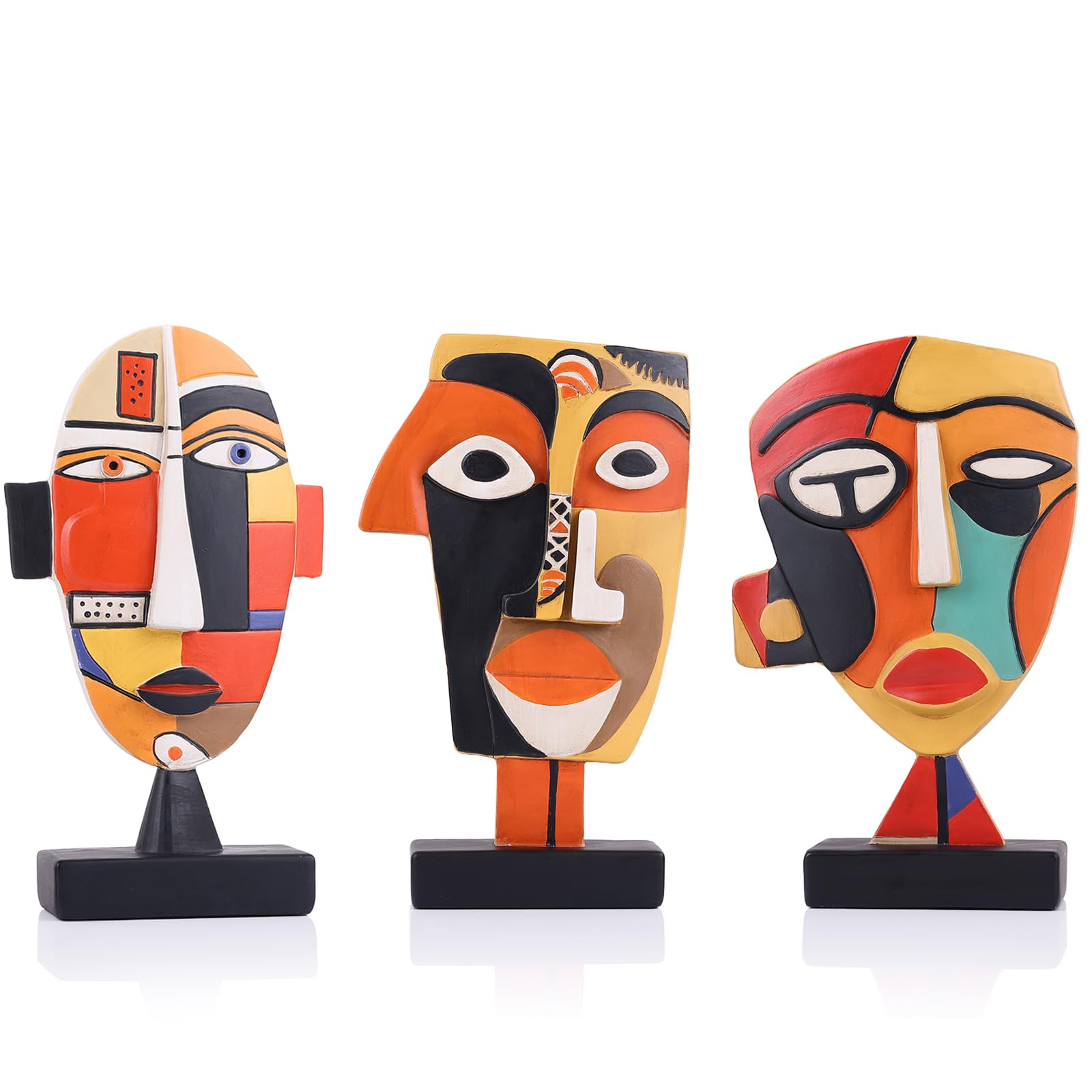 Tribal African Resin Sculpture Home Decor Figurines