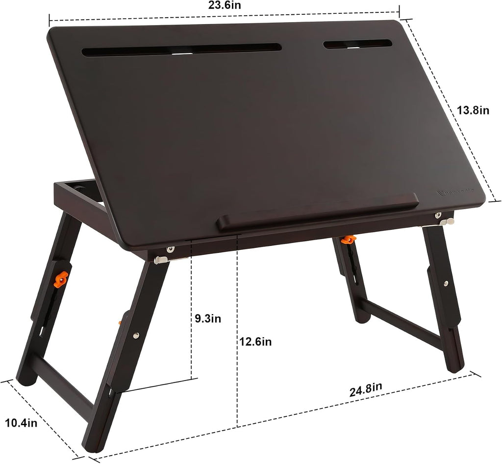 Foldable Bamboo Adjustable Drafting Drawing Desk