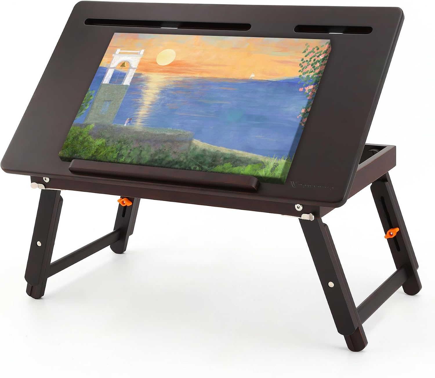 Foldable Bamboo Adjustable Drafting Drawing Desk