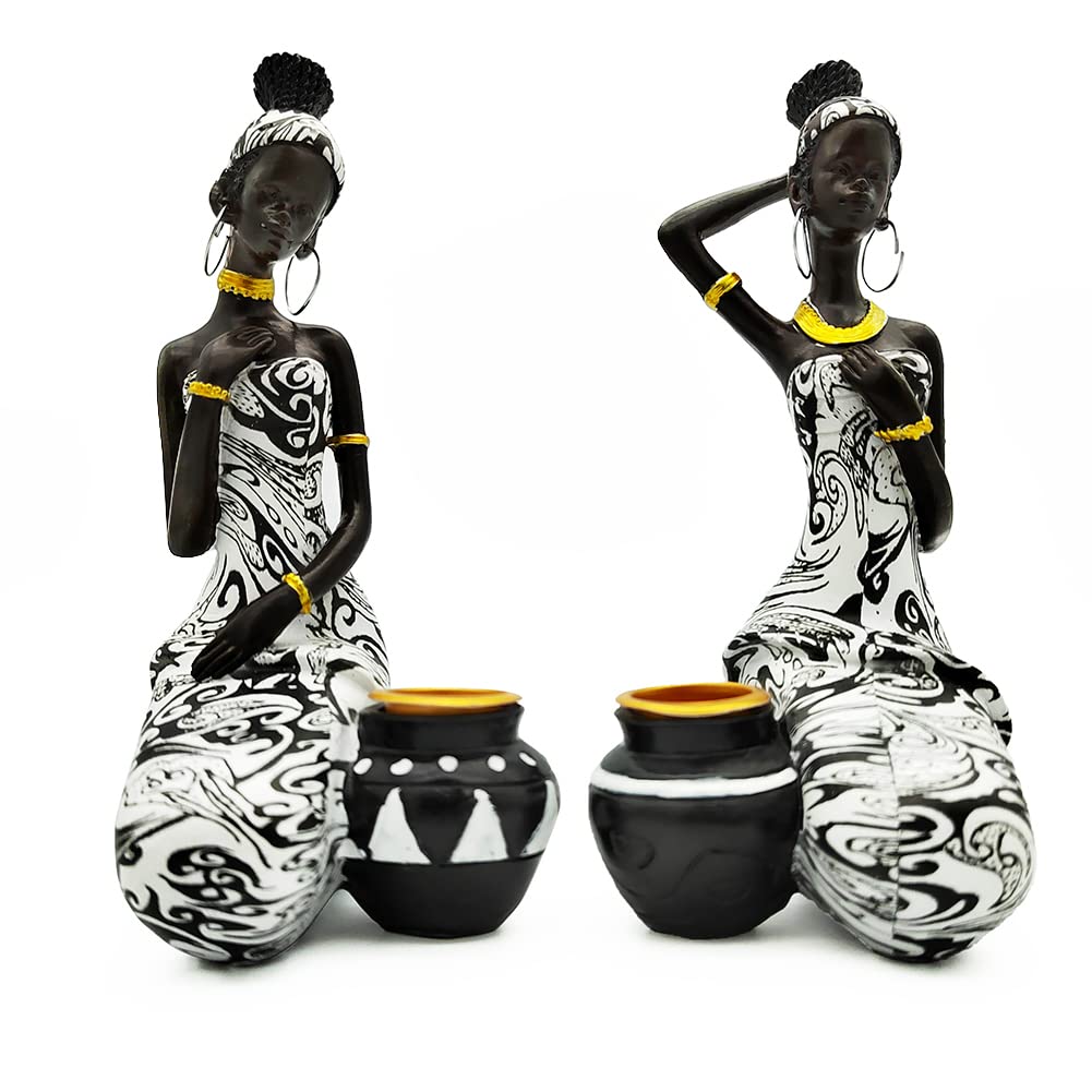 Tribal African Women Sculpture Home Decor Figurines