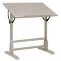 Vintage Rustic Oak Adjustable Drafting Desk