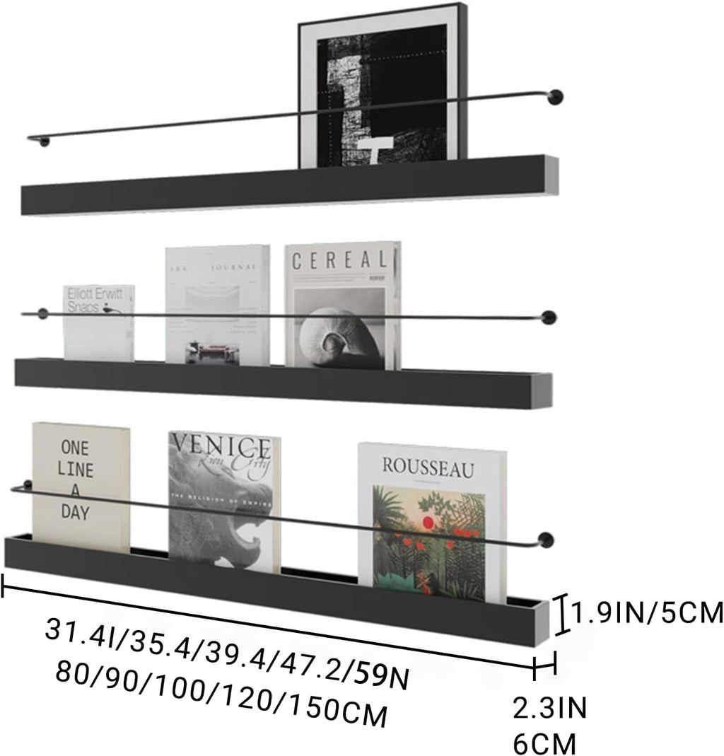 Metal Wall Magazine Vinyl Record Storage Rack