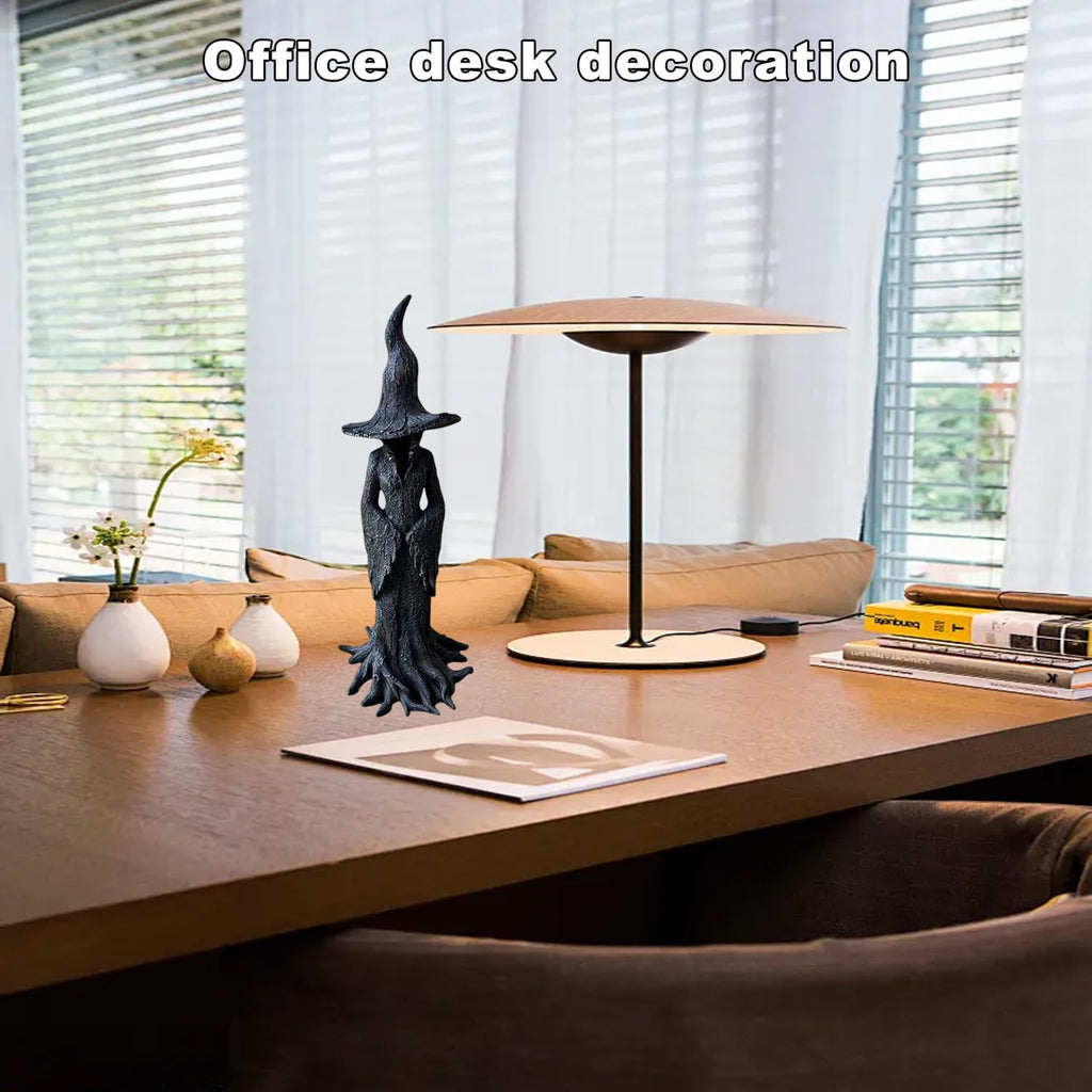 Gothic Witch Resin Statue Desktop Bookshelf Decor