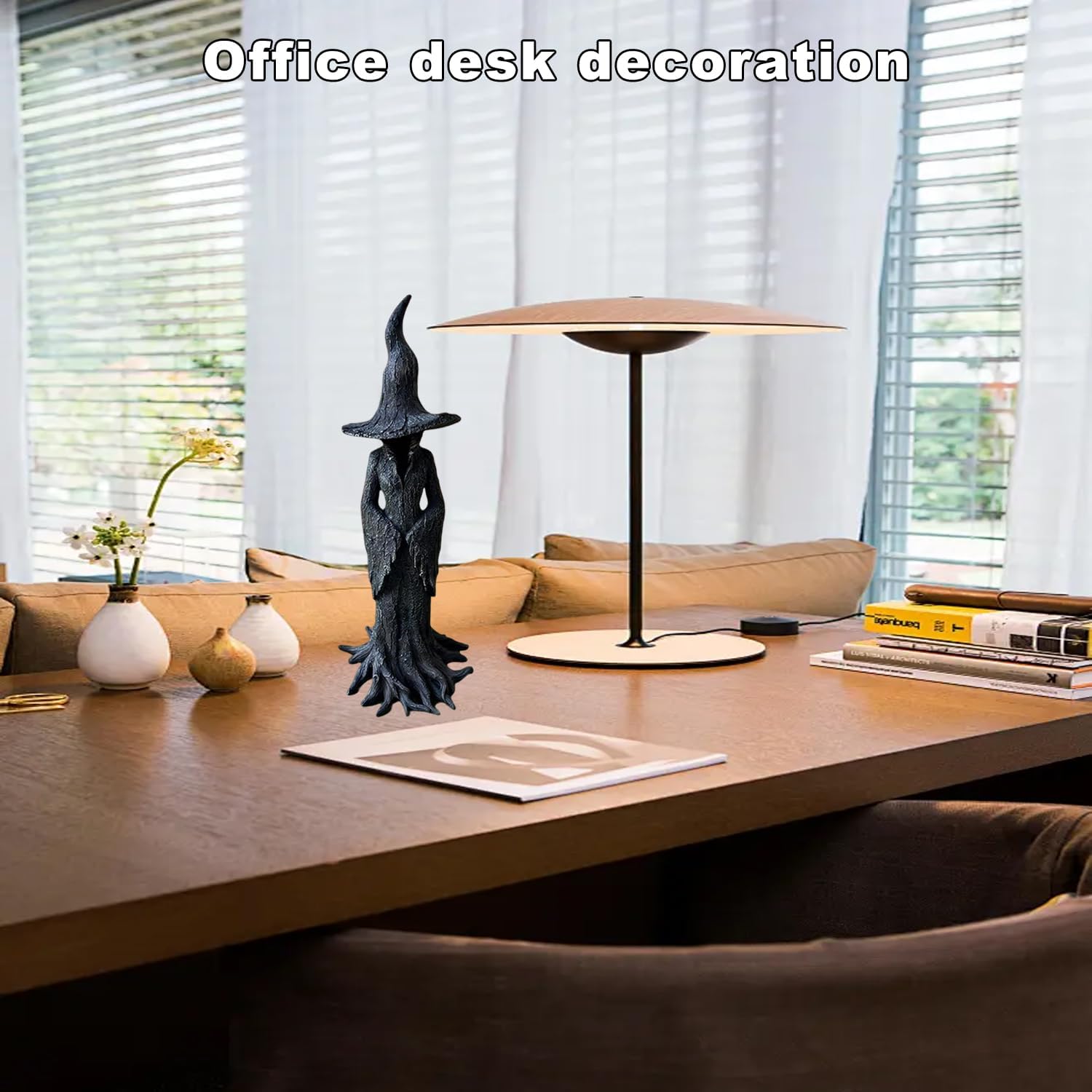 Gothic Witch Resin Statue Desktop Bookshelf Decor