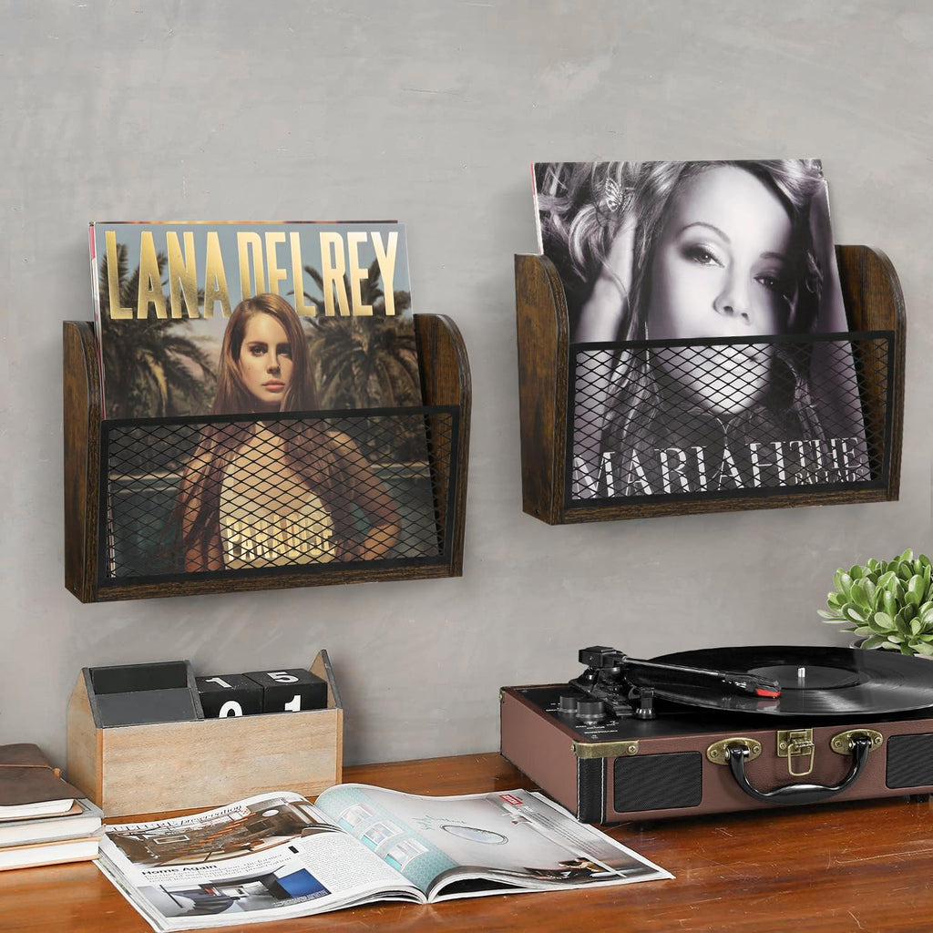 Wall Mount Hanging Paper File Storage Organizer