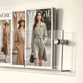 Clear Acrylic Hanging Magazine Display Organizer