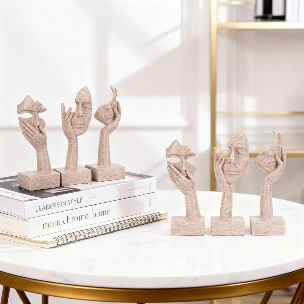 Sandstone Thinker Statue Home Indoor Decor Figurines