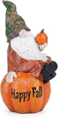 Resin Pumpkin Gnome Fall Thanksgiving Home Decor