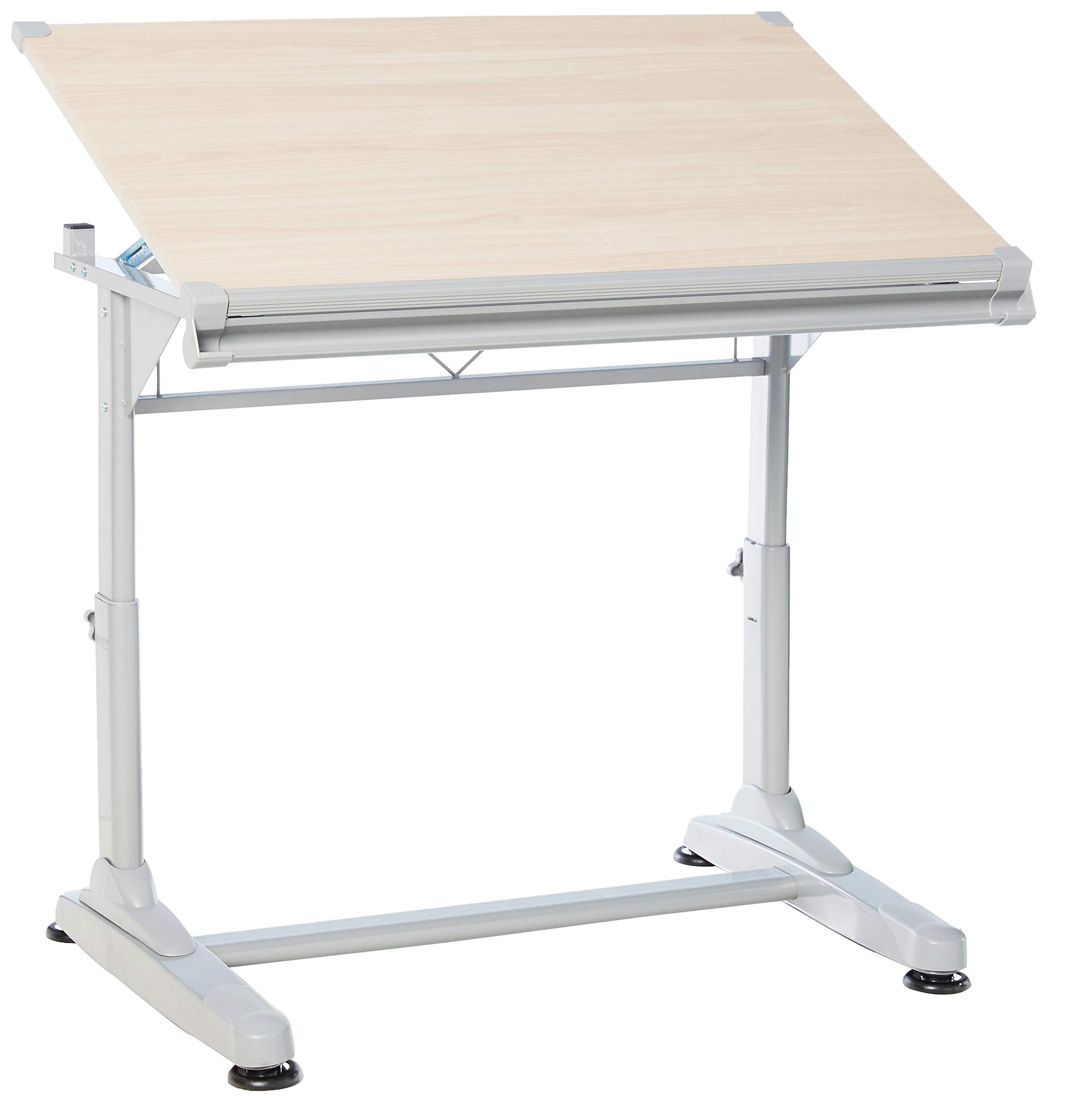 Height Angle Adjustable Birch Drafting Desk