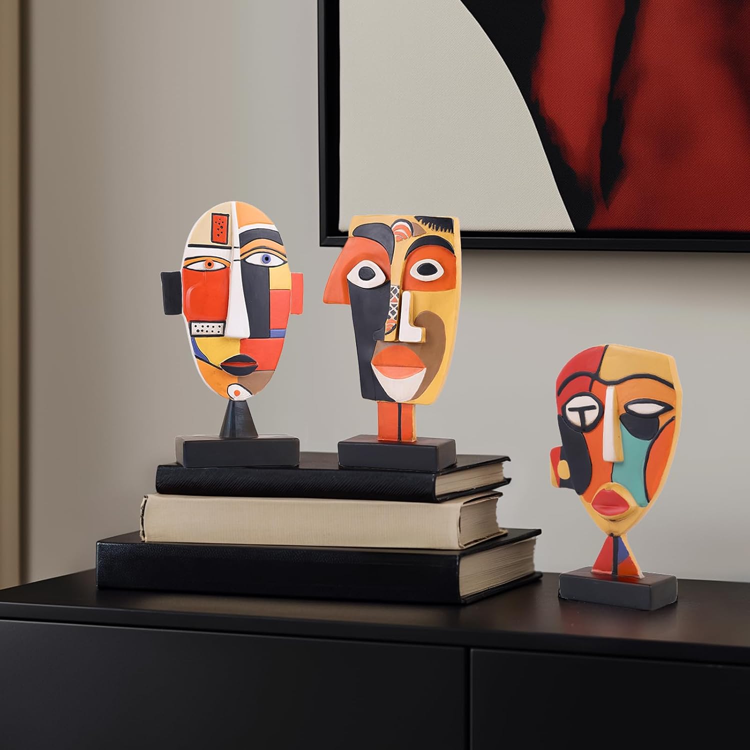 Tribal African Resin Sculpture Home Decor Figurines