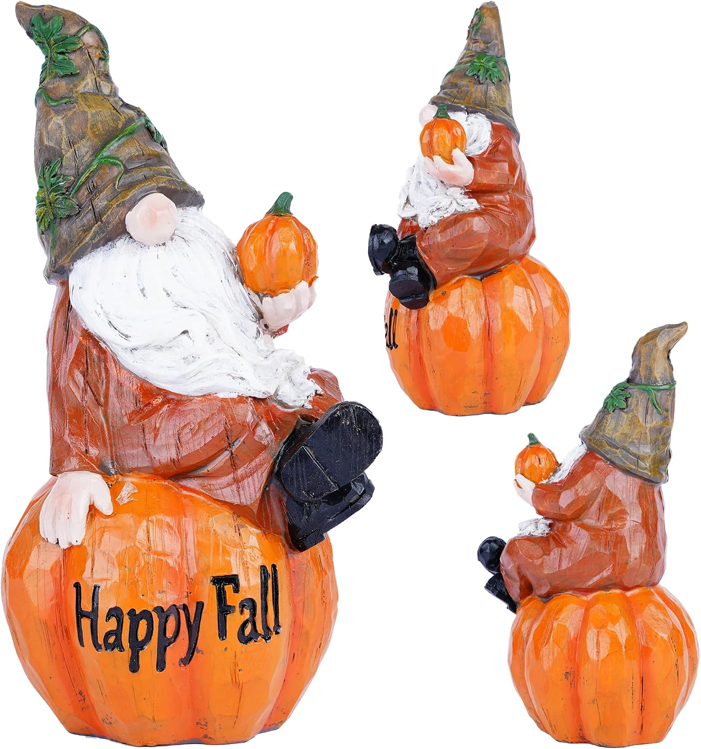 Resin Pumpkin Gnome Fall Thanksgiving Home Decor