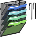 Wall Mount Hanging Magazine File Storage Organizer